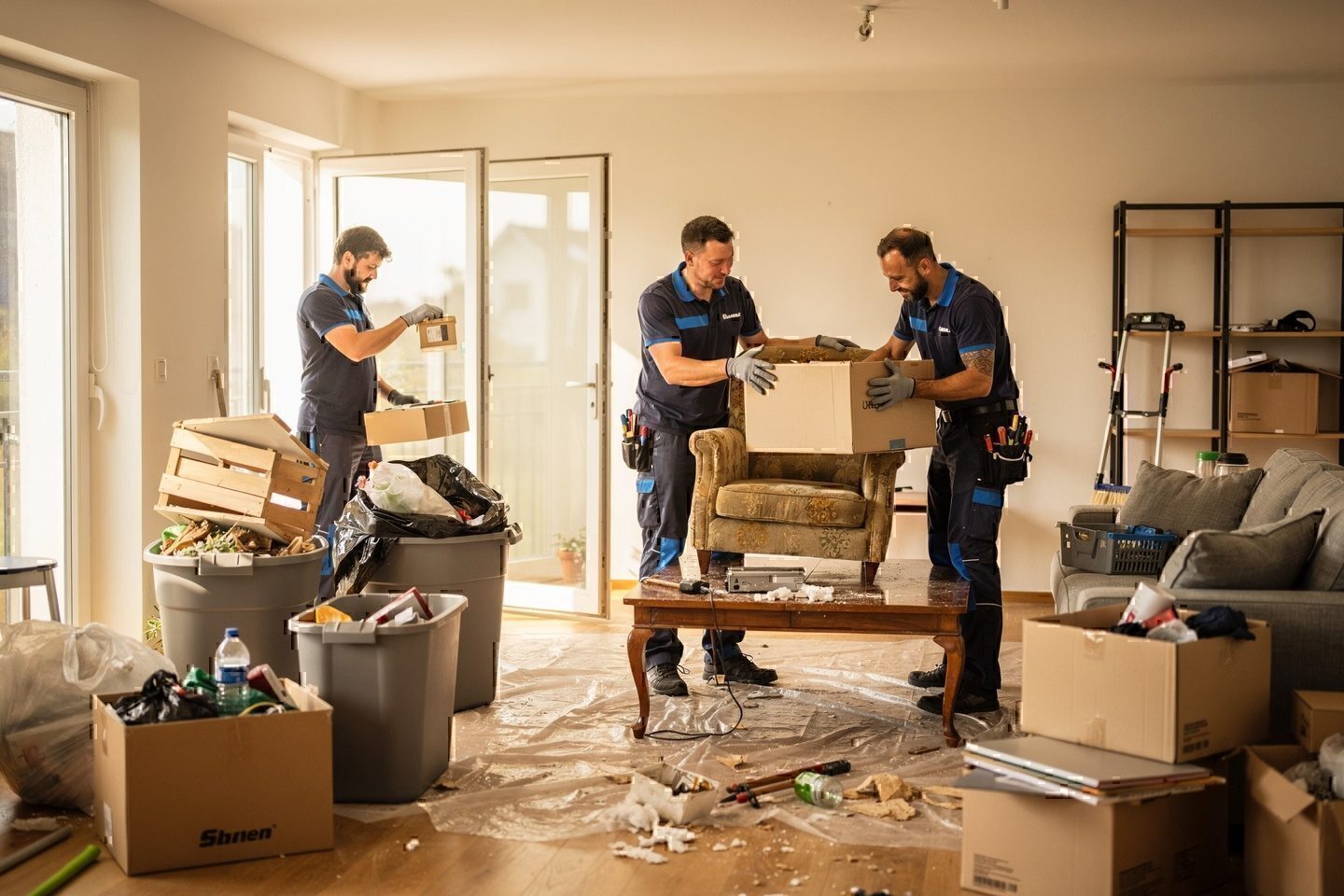 Entrümpelung & Haushaltsauflösung Münsingen - ↗️Dorsch Handwerker-Dienstleistungen: ✓Fliesenleger, Maler & Trockenbauarbeiten, Fensterbau & Haustüren, Bodenverlegung & Innenausbau