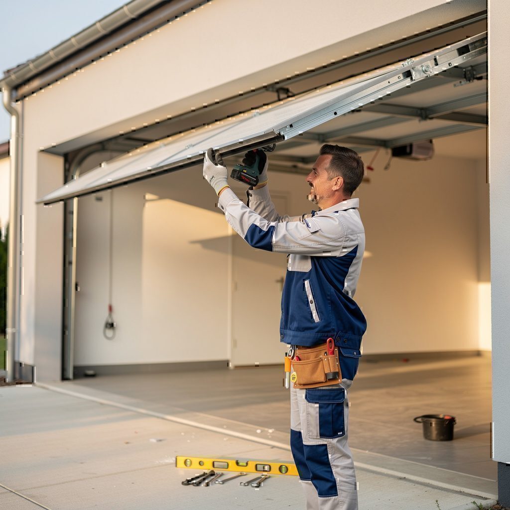 Einbau und professionelle Montage von Garagentoren durch Dorsch Handwerker-Dienstleistungen